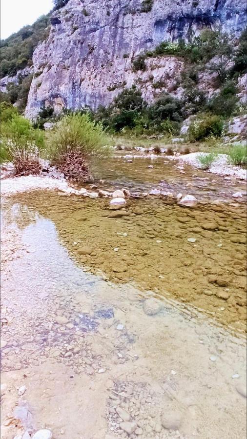 Le Mas Du Paradis Bleu Saint-Andre-de-Cruzieres Buitenkant foto
